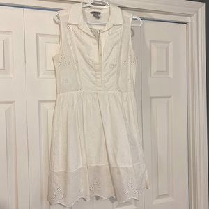 H&M | White Broderie Anglaise/Eyelet Lace Dress